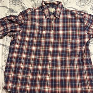 90s Eddie Bauer short sleeve plaid button up